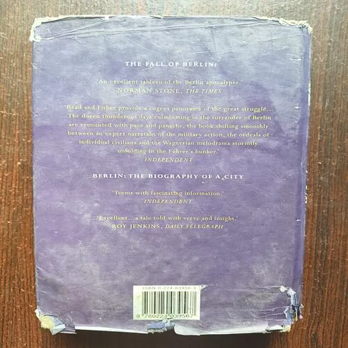 The Proudest Day ( Anthony Read And David Fisher ) Back cover Damage