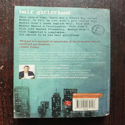 Half Girlfrind ( Chetan Bhagat )