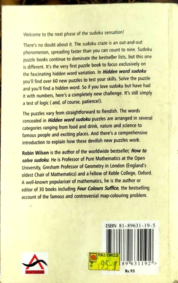 Hidden Word Sudoku (pages 114)