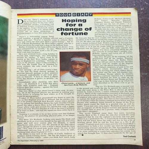 sportstar ( february 1994 ) Page No 51,52 Are Half Cut