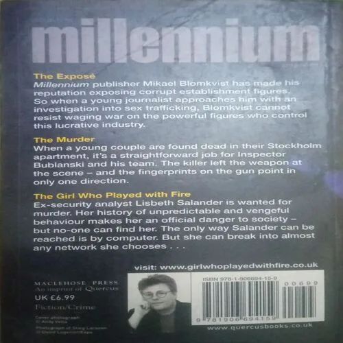 The Girl Played with Fire (By =Stieg Larsson ) ,(Total pages=649 )