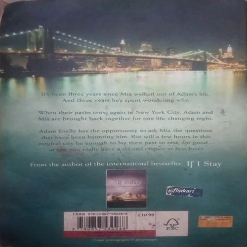 Where she went (By =Gayle Forman ) ,(Total pages=264 )Water impacted