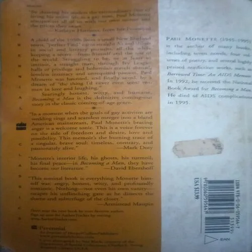Becoming a man (By =Paul Monette ) ,(Total pages=278 )