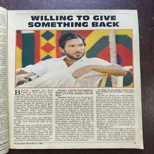 Sportstar ( November 1993 )