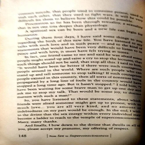 From Sex To Superconsciousness (pages 150) (osho)