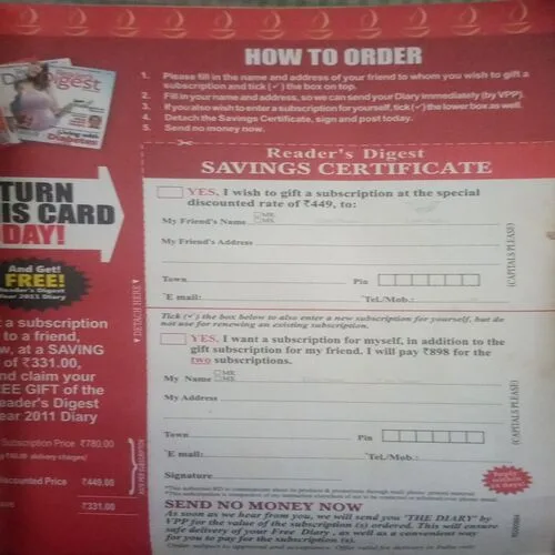 Reader’s Digest ( November 2010 )