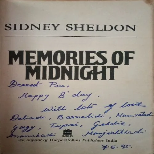 Memories Of Midnight ( By Sidney Sheldon )(Total Pages = 290- )damage