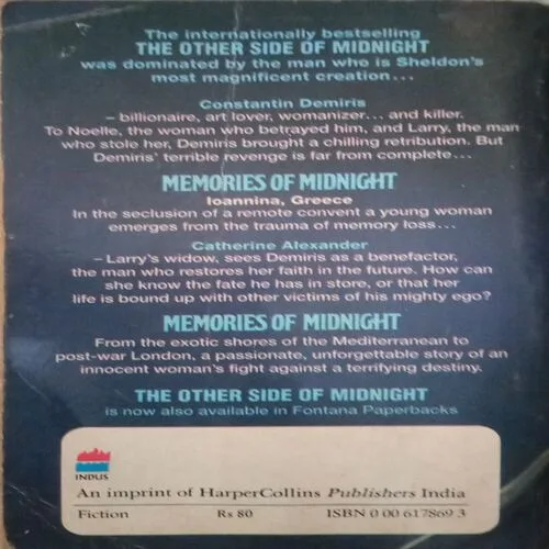 Memories Of Midnight ( By Sidney Sheldon )(Total Pages = 290- )damage