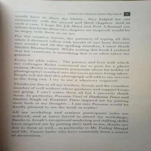 Count Your Chickens Before They Hatch (By =Arindam Chaudhari ) ,(Total pages=192 )