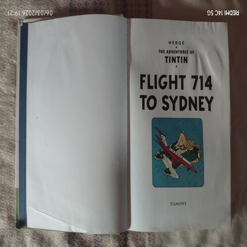 HERGE THE ADVENTURES OF TINTIN (FLIGHT 714 TO SYDNEY) (TINTIN AND THE PICAROS) (TINTIN AND ALPH-ART)