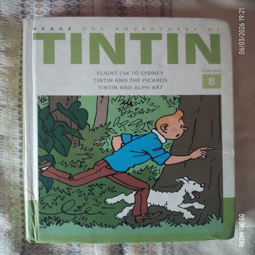 HERGE THE ADVENTURES OF TINTIN (FLIGHT 714 TO SYDNEY) (TINTIN AND THE PICAROS) (TINTIN AND ALPH-ART)