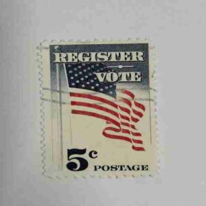 REGISTER VOTE , 5C, POSTAGE