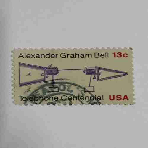 ALEXANDER GRAHAM BELL 13C, TELEPHONE CENTENNIAL USA