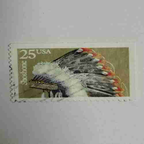Document 14_135 USA 25C STAMP , SHOSHONE