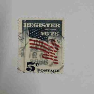 REGISTER VOTE , 5C, POSTAGE