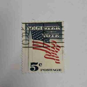 REGISTER VOTE , 5C, POSTAGE