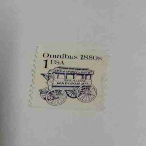 OMNIBUS 1880s STAMP , USA 1