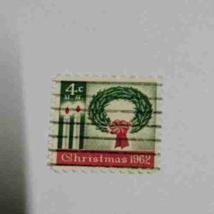 U.S 4C STAMP , CHRISTMAS 1962