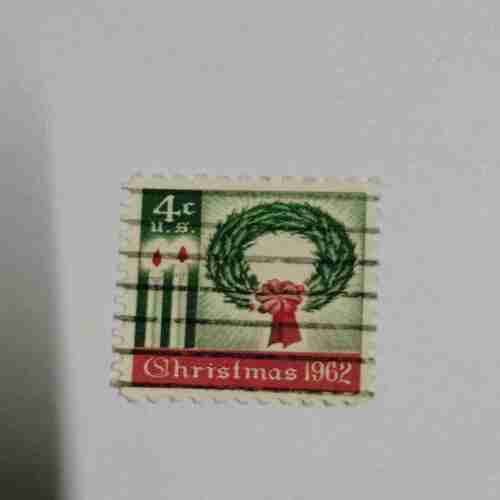 U.S 4C STAMP , CHRISTMAS 1962