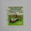 Document 14_205 U.S 10C STAMP , FIRST KENTUCKY SETTLEMENT FORT HARROD 1774 , 1974