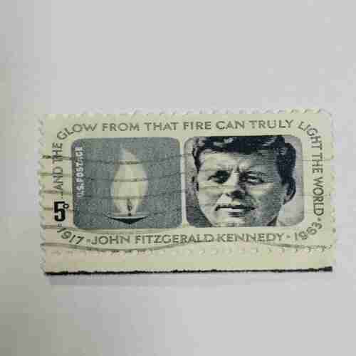 J.F KENNEDY , 5C , STAMP