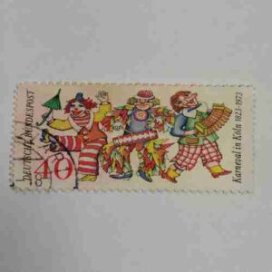 DEUTSCHE BUNDESPOST , KARNEVAL IN KOL 1823-1973