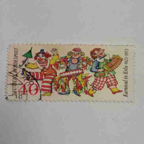 DEUTSCHE BUNDESPOST , KARNEVAL IN KOL 1823-1973