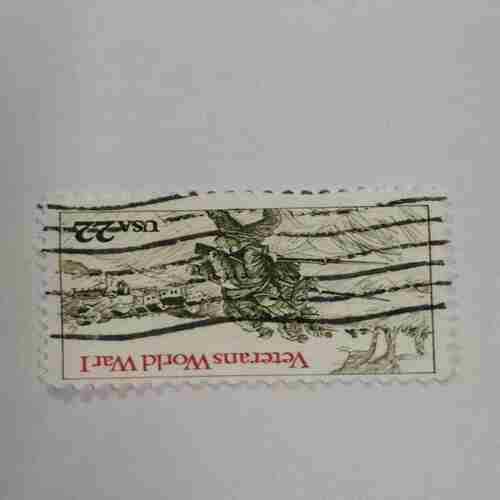 Document 14_283 USA 22cent POSTAGE , VETERANS WORLD WAR 1