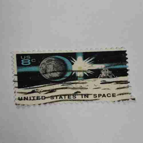 UNITED STATES IN SPACE ,US 8cent POSTAGE