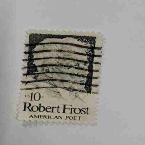 U.S 10C STAMP , ROBERT FROST AMERICAN POET