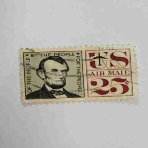 US 25cent POSTAGE AIRMAIL POSTAGE