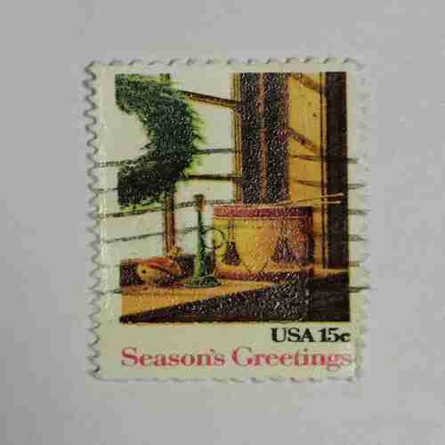 SEASON'S GREETINGS USA 15C