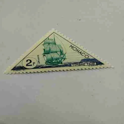 Document 26_1 MONACO , TIMBRE TAXE 2F , STAMP