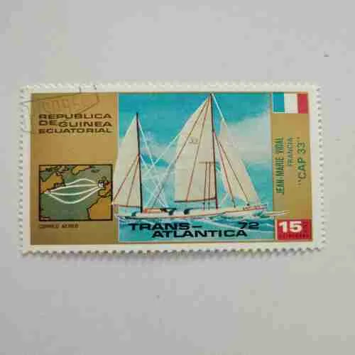 REPUBLICA DE GUINEA ECUATORIAL 8PTAS ,JEAN -MARIE VIDAL FRANCIA ' CAP 33'