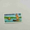 GRENADA 3c , LARGE WORKING BOATS STAMP
