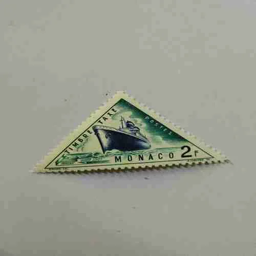 MONACO , TIMBRE TAXE 2F , POSTES STAMP