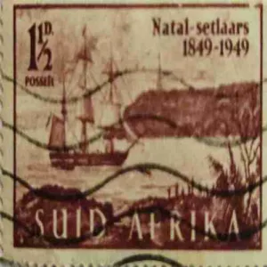 NATAL-SETLAARS 1849-1949 , SUID AT RIKA 1½ POSSEEL