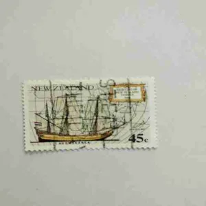 NEW ZEALAND 45C , SIGHTING NEW ZEALAND TASMAN 1642