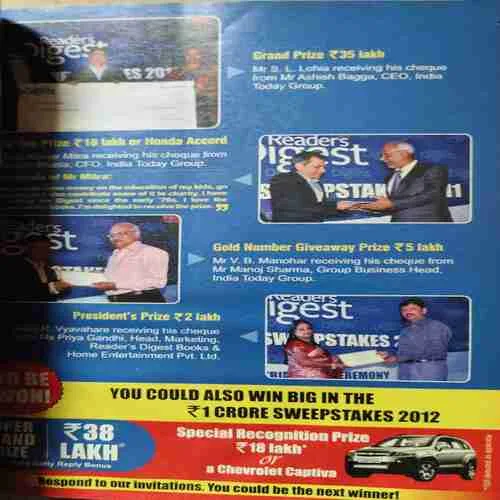 Reader 's Digest ( April 2012 )