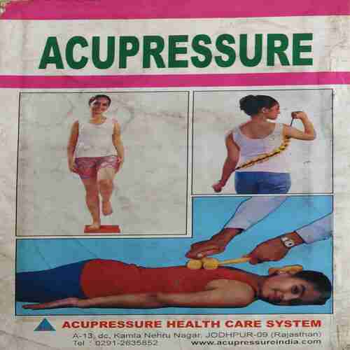 Aqupressure ( By = Dr. Sharma And Chaudhary ) ( No. of Pages = 175 ) ( cut on last page )