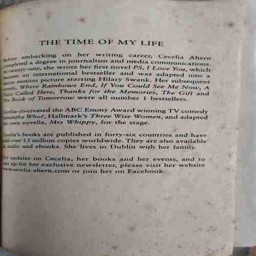 The Time of My Life ( By = Cecelia Ahern ) ( No. of Pages = 391)