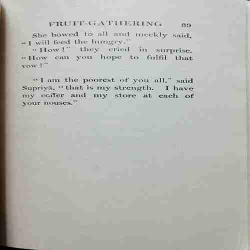 FRUIT GATHERING ( RABINDRANATH TAGORE )