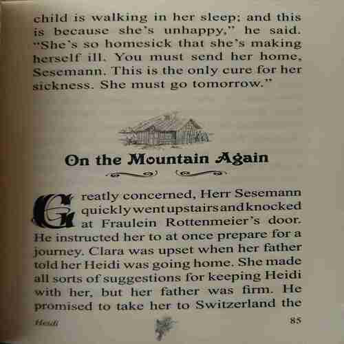 Heidi (No. of pages = 156 ) (by = Johanna Spyri )