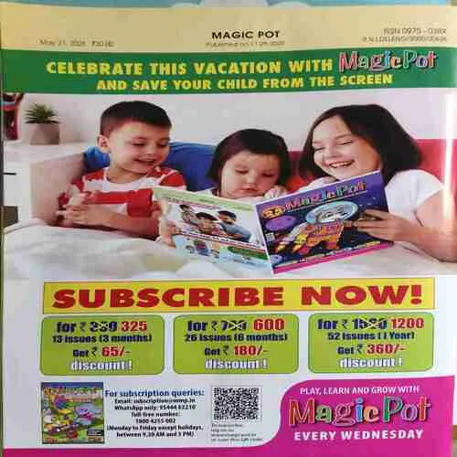Magic Pot ( 21st May 2025 ) (cut on front cover )