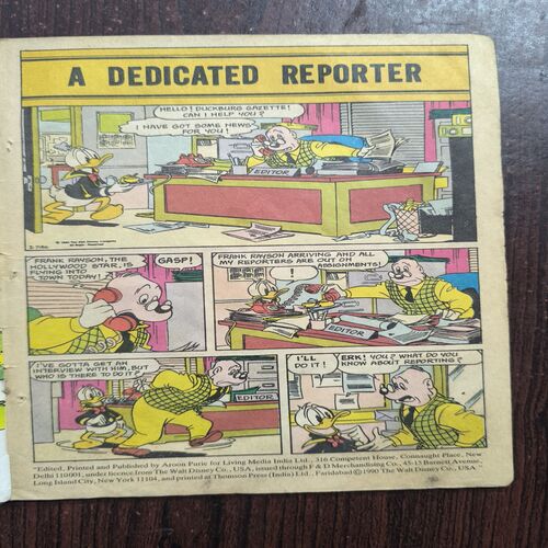 Document 3_69 A DEDICATED REPORTER ( No-9007 ) Back Cover Down Side Small Cut