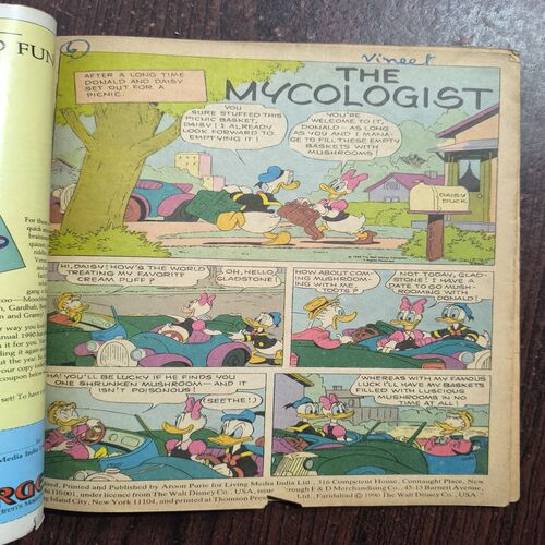 THE MYCOLOGIST ( No-9008 ) Page no-11to14 page cut and story impact.