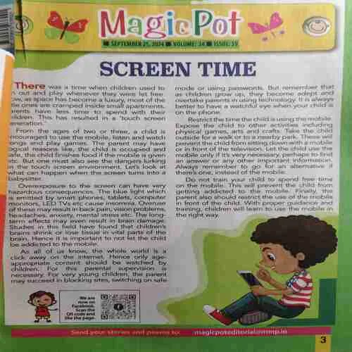 Magic Pot ( 25th September 2024 ) (cut on front cover )