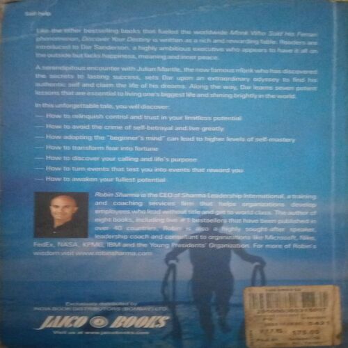 Discover Your Destiny (By = Robin Sharma ) ,(Total pages=215 )
