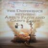 The difference between Abel's Faith and cain's faith (By = Paul C. Jong ) ,(Total pages=342 )