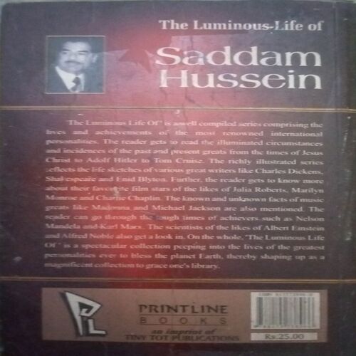 The Luminous life of (By = Saddam Hussein ) ,(Total pages=96 )